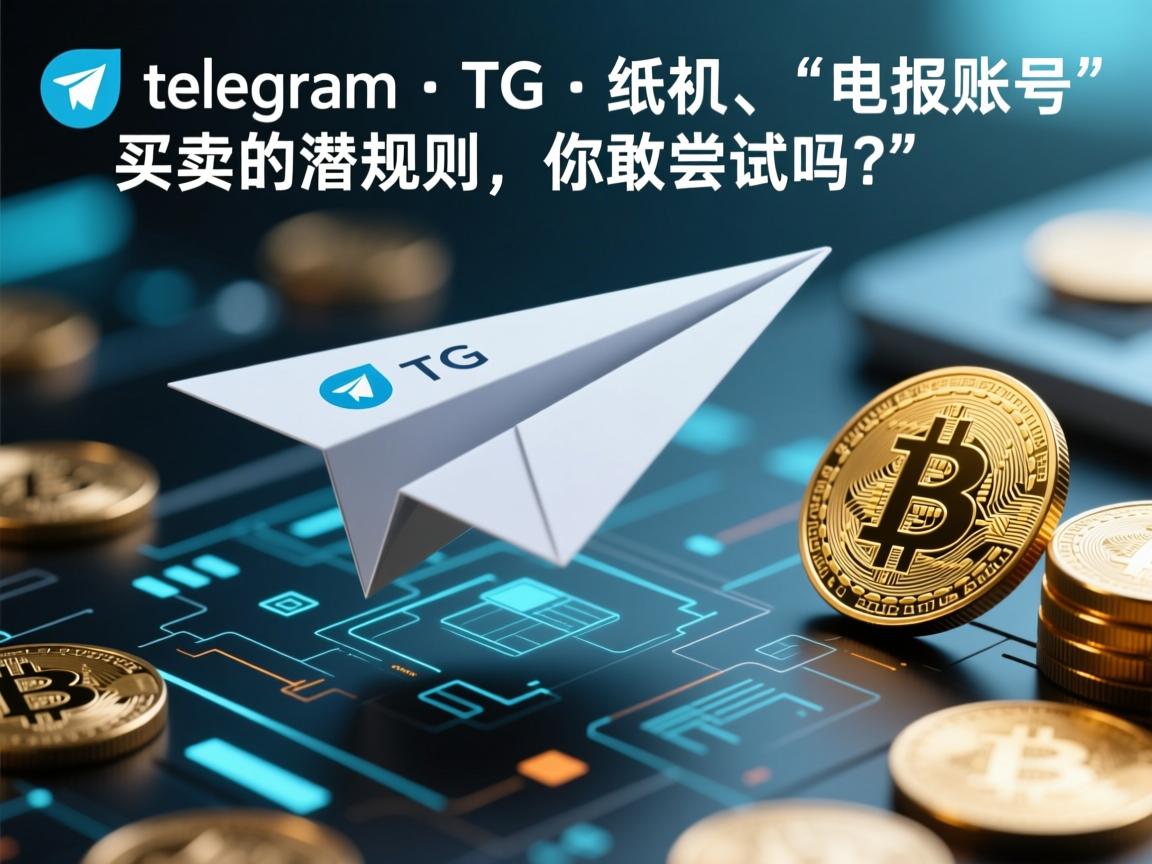 “telegram、TG、纸飞机、电报账号买卖的潜规则，你敢尝试吗？”