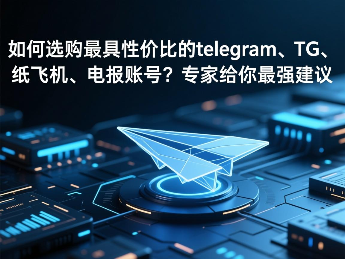 “如何选购最具性价比的telegram、TG、纸飞机、电报账号？专家给你最强建议”