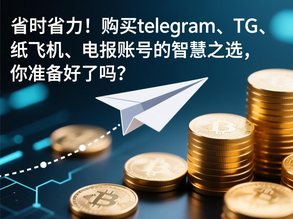 “省时省力！购买telegram、TG、纸飞机、电报账号的智慧之选，你准备好了吗？”