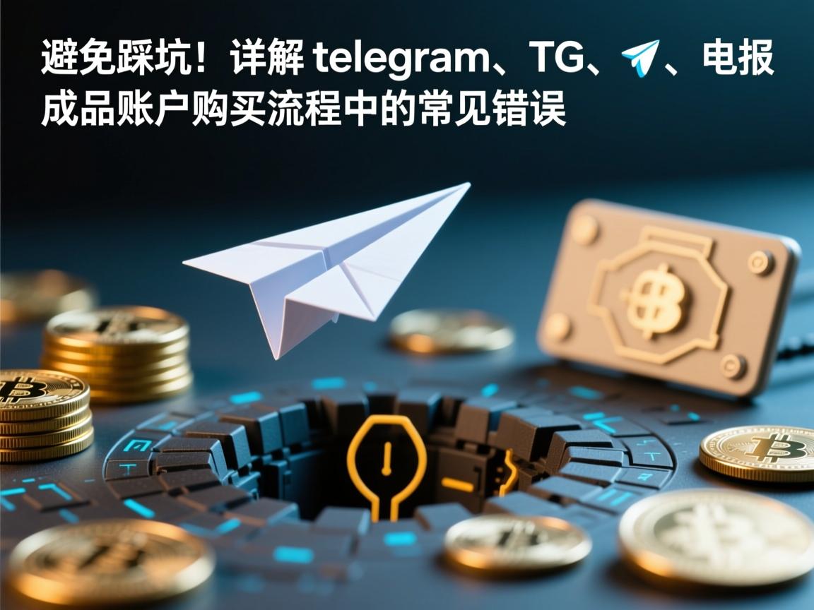 避免踩坑！详解telegram、TG、纸飞机、电报成品账户购买流程中的常见错误