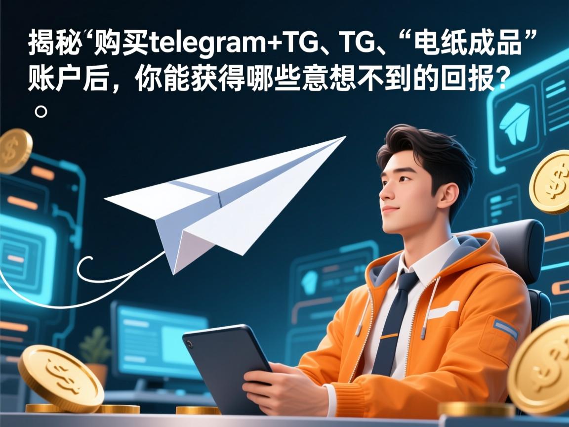 揭秘：购买telegram、TG、纸飞机、电报成品账户后，你能获得哪些意想不到的回报？