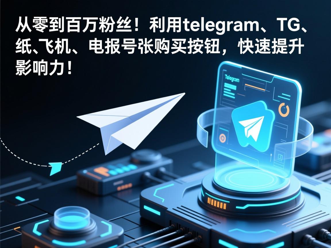 “从零到百万粉丝！利用telegram、TG、纸飞机、电报账号购买按钮，快速提升影响力！”