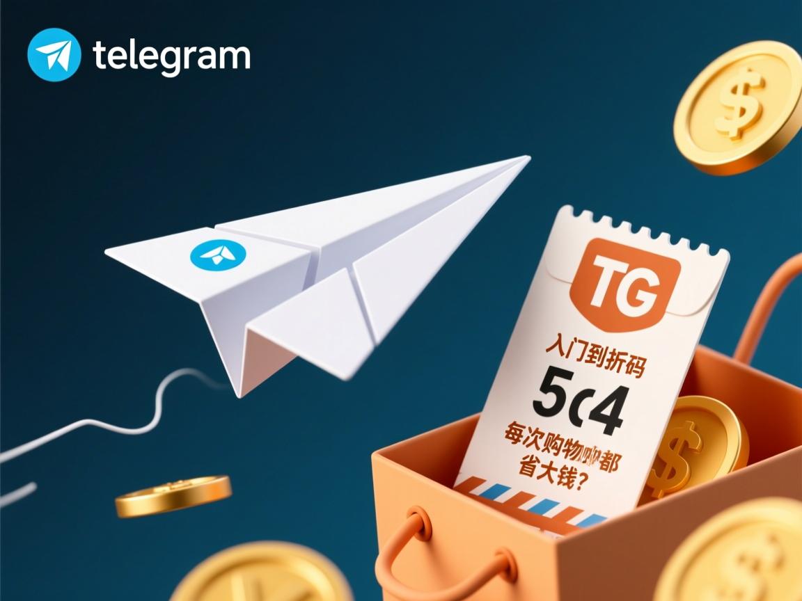 telegram、TG、纸飞机、电报购物折扣码从入门到精通,如何在每次购物中都省大钱?
