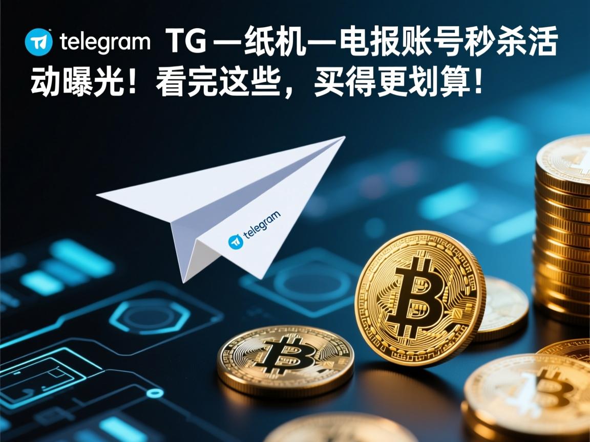 “telegram、TG、纸飞机、电报账号秒杀活动曝光！看完这些，买得更划算！”