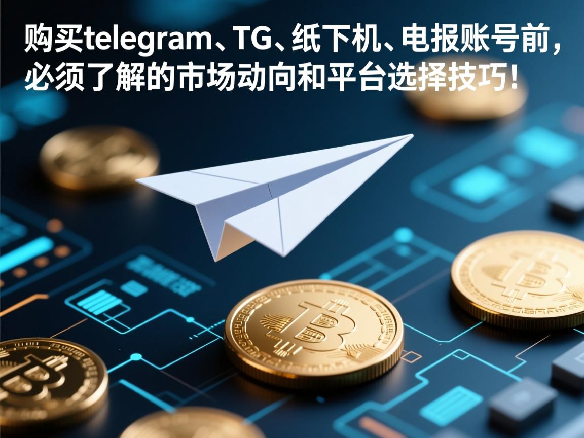 “购买telegram、TG、纸飞机、电报账号前，必须了解的市场动向和平台选择技巧！”