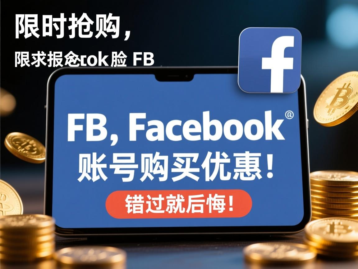 限时抢购：脸书、FB、Facebook账号购买优惠，错过就后悔！