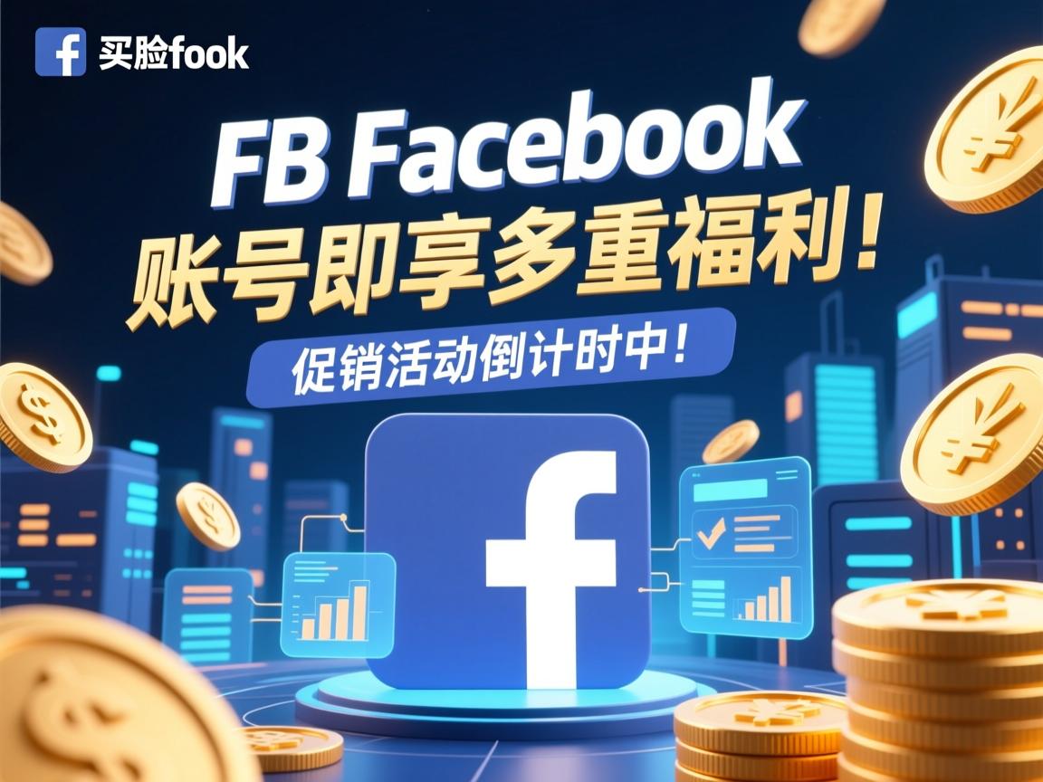 买脸书、FB、Facebook账号即享多重福利！促销活动倒计时中！