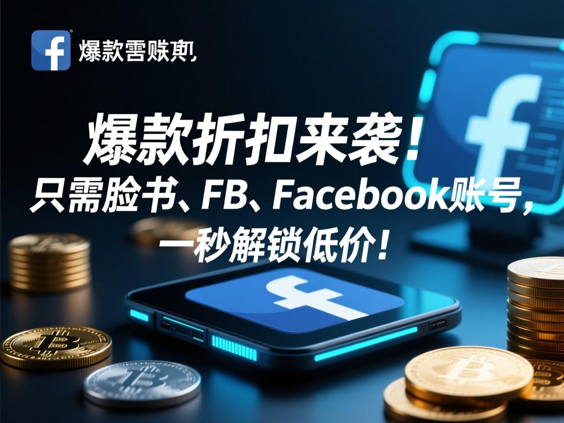 “爆款折扣来袭！只需脸书、FB、Facebook账号，一秒解锁低价！”