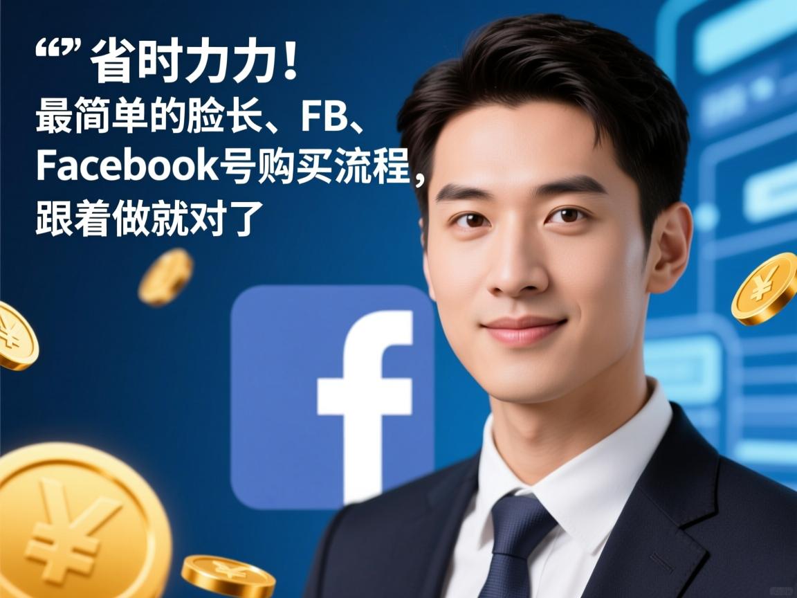 省时省力！最简单的脸书、FB、Facebook号购买流程，跟着做就对了