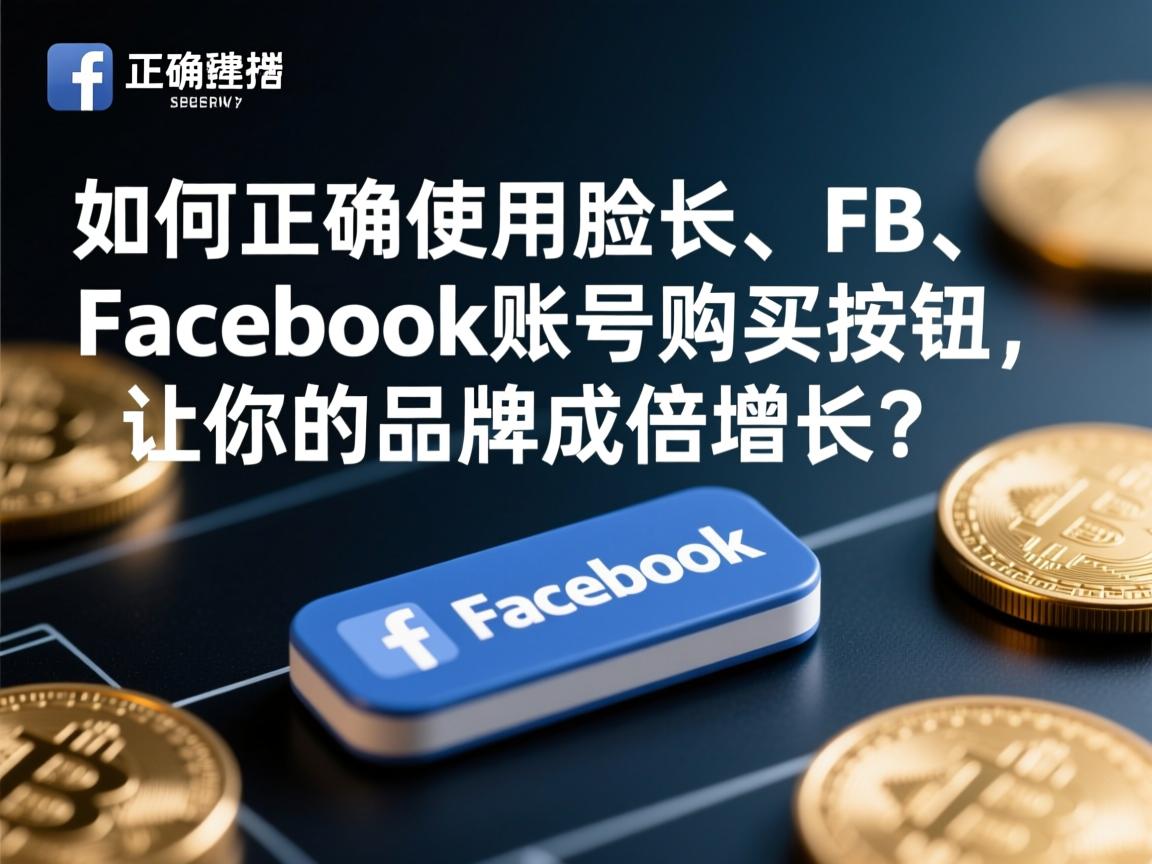 “如何正确使用脸书、FB、Facebook账号购买按钮，让你的品牌成倍增长？”