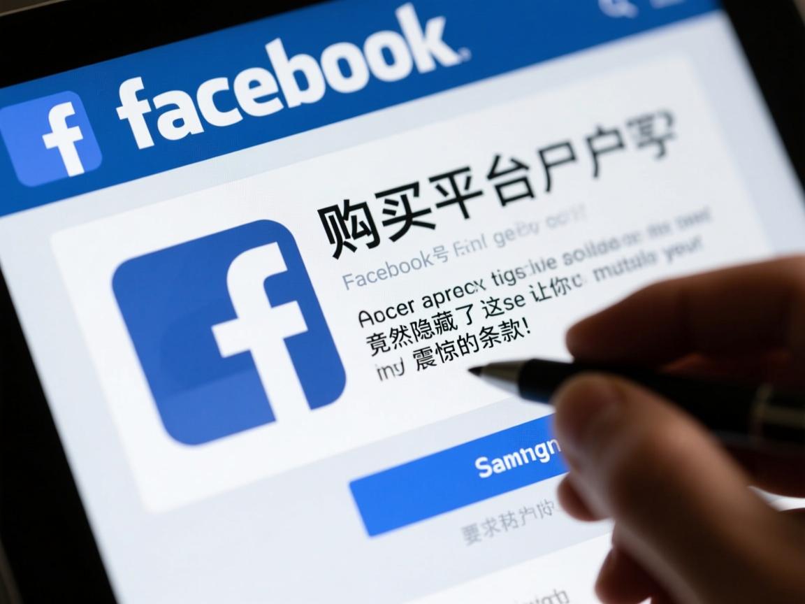 脸书、FB、Facebook号购买平台用户协议，竟然隐藏了这些让你震惊的条款！