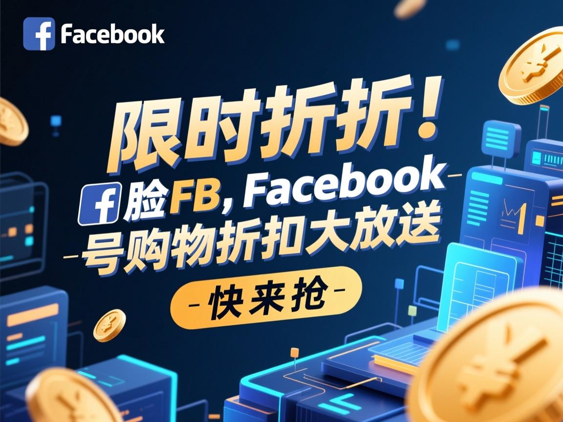 限时折扣！脸书、FB、Facebook号购物折扣大放送，快来抢