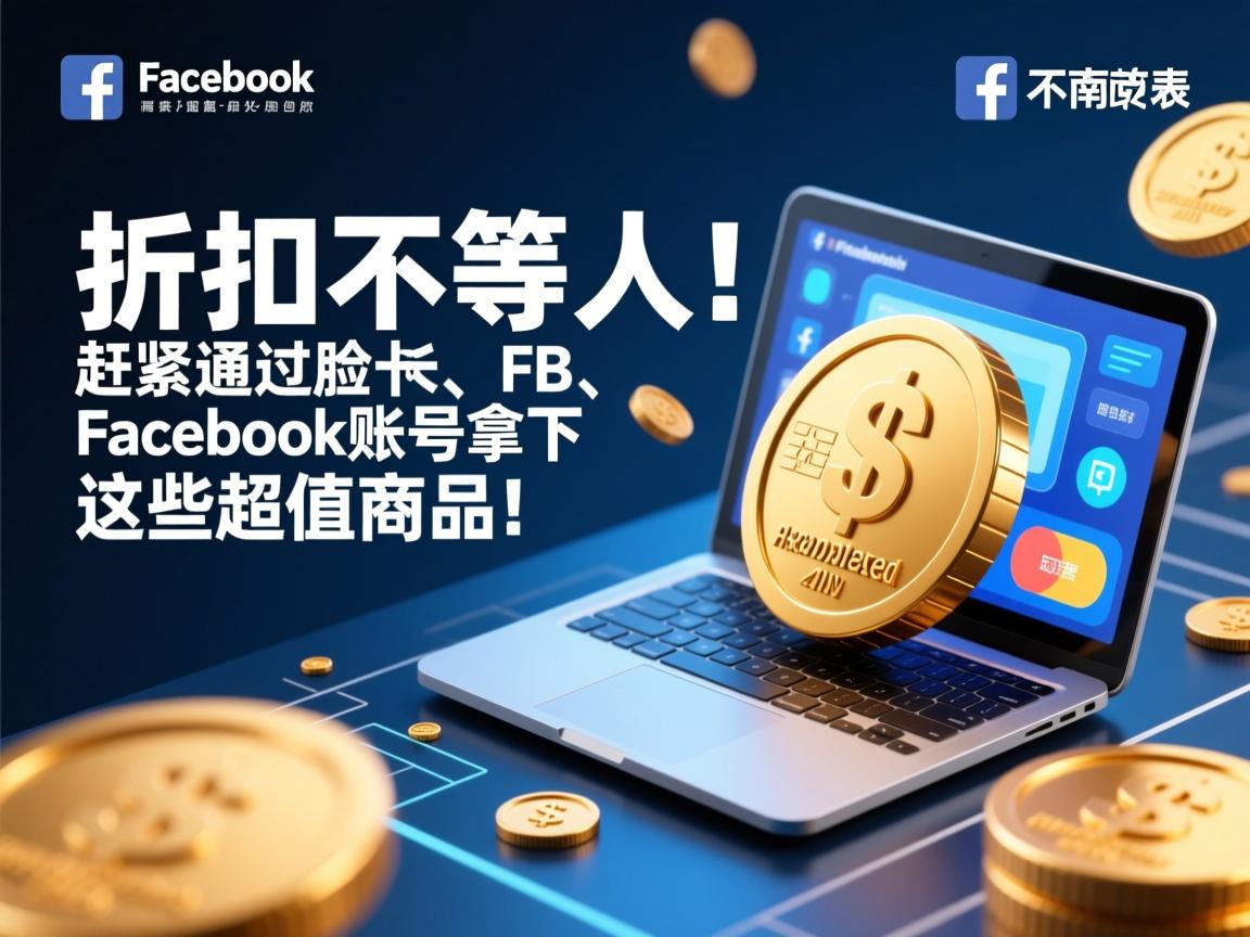 “折扣不等人!赶紧通过脸书、FB、Facebook账号拿下这些超值商品!”