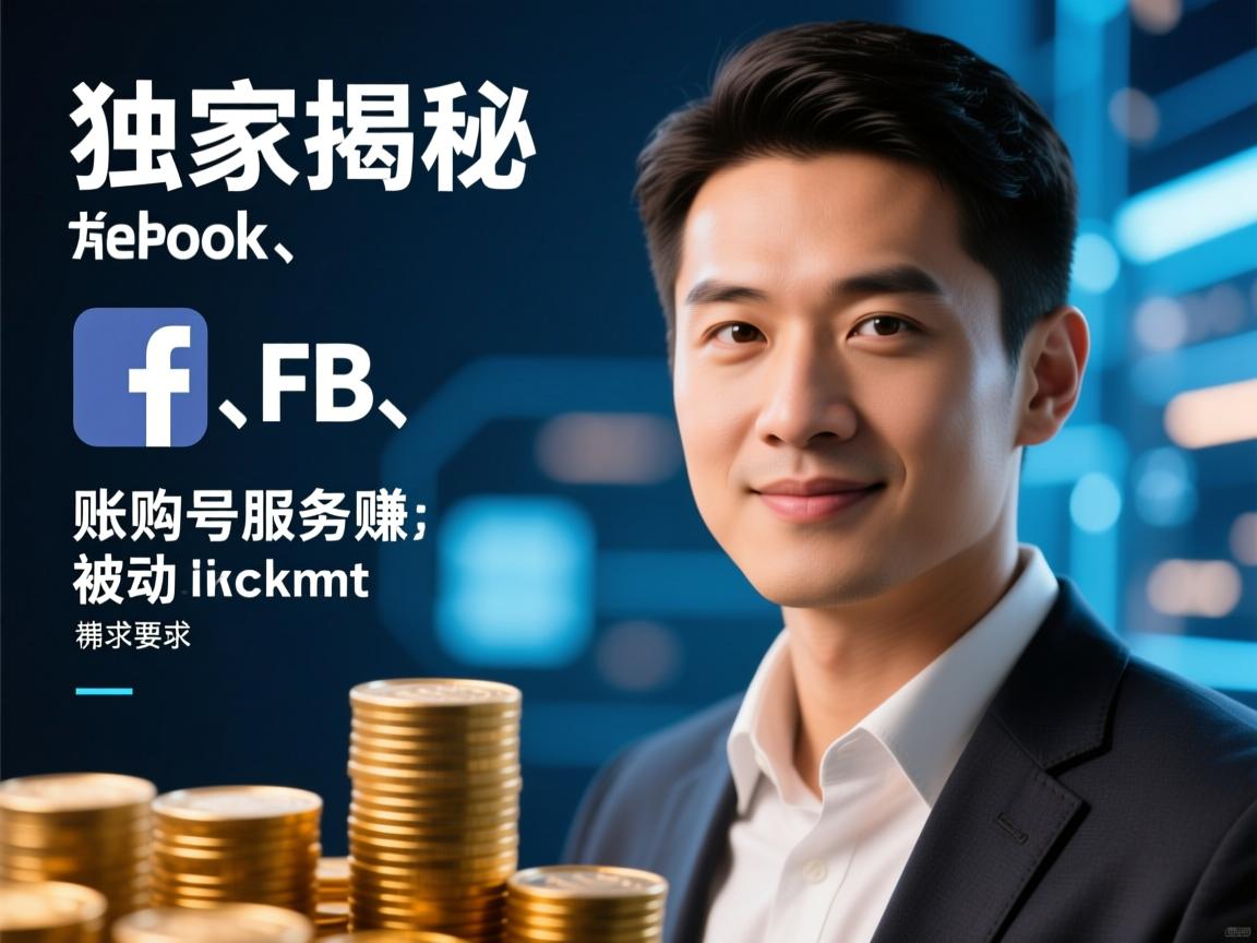 独家揭秘：如何通过脸书、FB、Facebook账号购买服务赚取被动收入