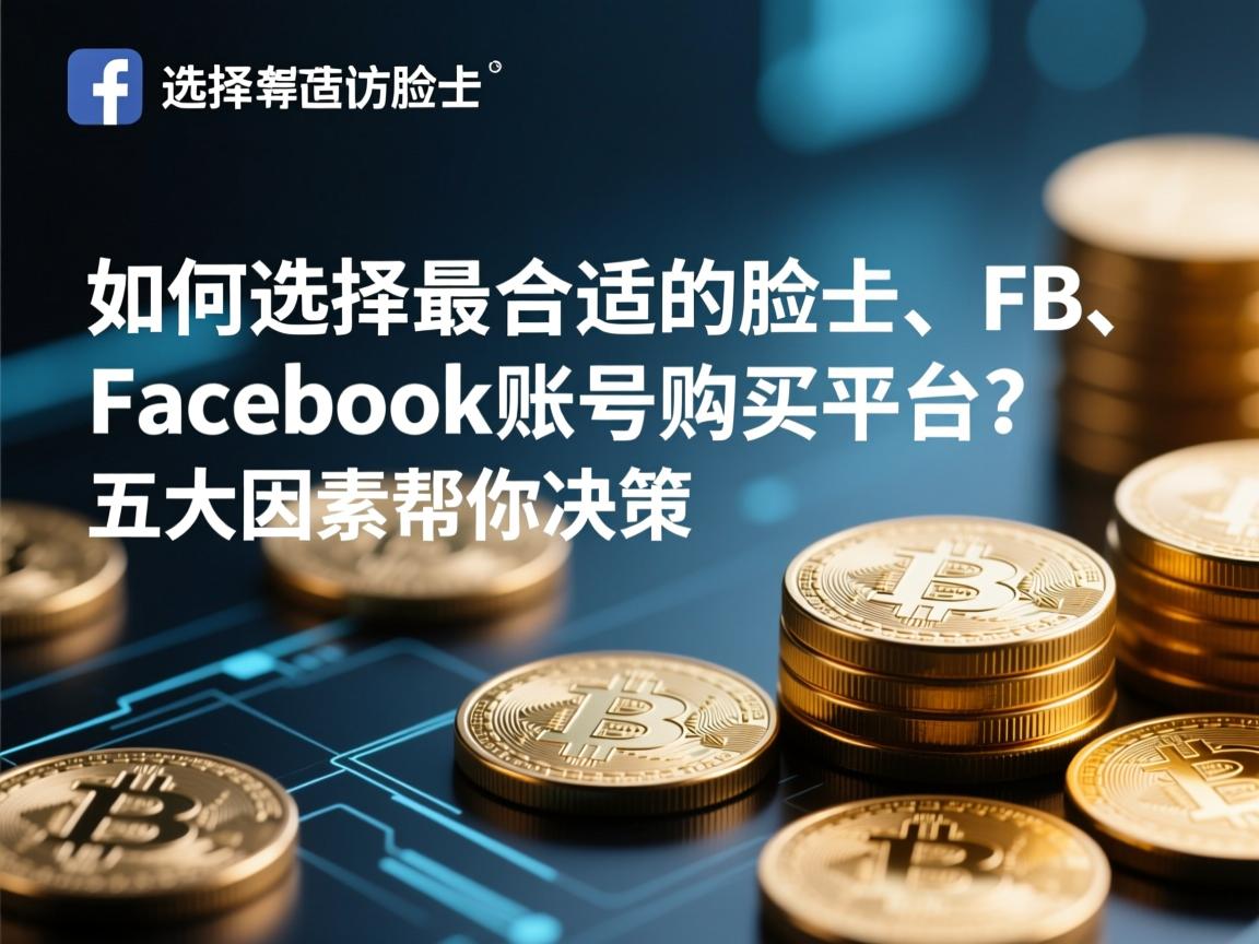 “如何选择最合适的脸书、FB、Facebook账号购买平台？五大因素帮你决策”
