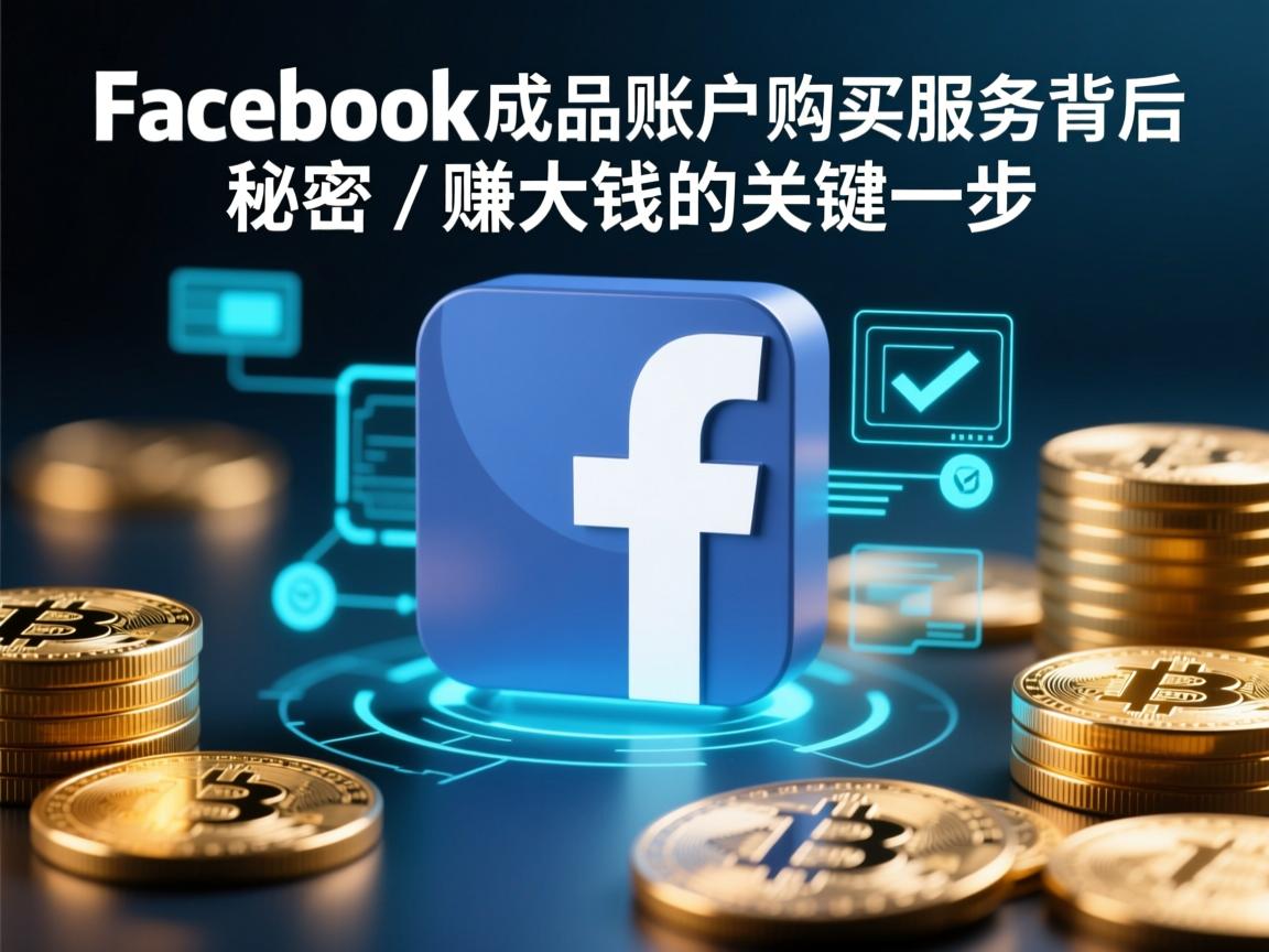 脸书、FB、Facebook成品账户购买服务背后的秘密：赚大钱的关键一步