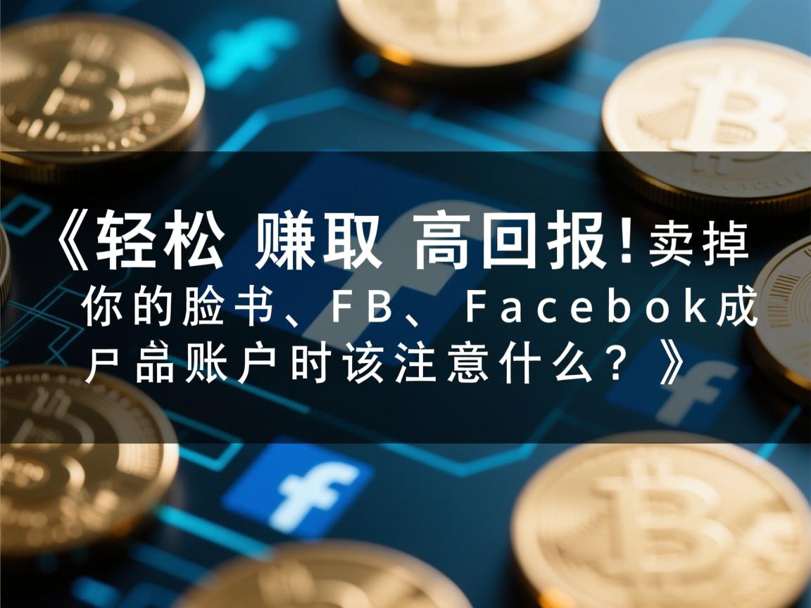 《轻松赚取高回报!卖掉你的脸书、FB、Facebook成品账户时该注意什么?》
