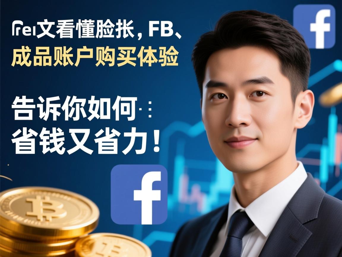 一文看懂脸书、FB、Facebook成品账户购买体验，告诉你如何省钱又省力！