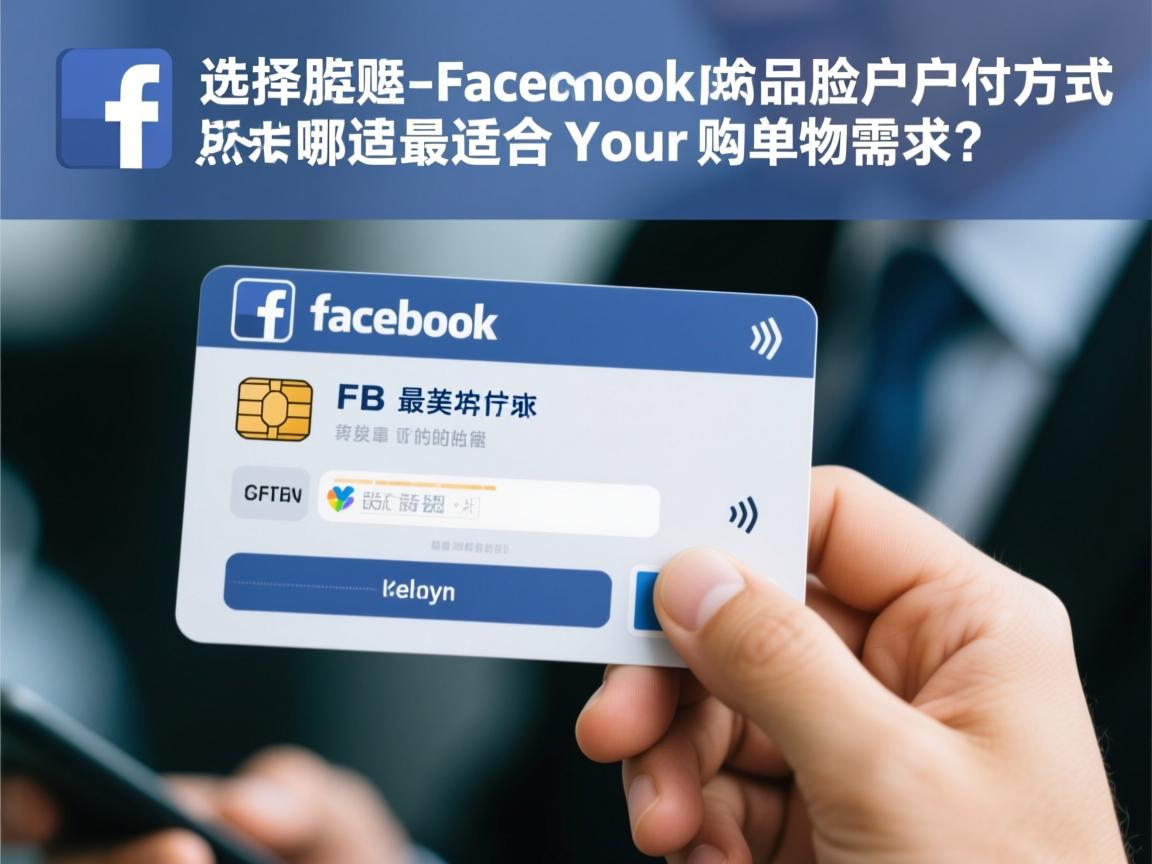 选择最佳脸书、FB、Facebook成品账户支付方式：哪种最适合你的购物需求？