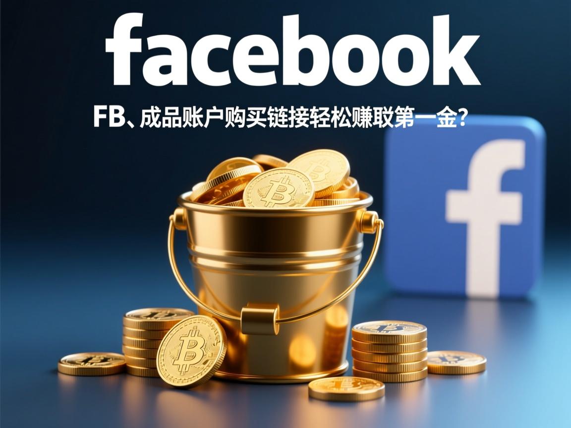 如何通过脸书、FB、Facebook成品账户购买链接轻松赚取第一桶金？