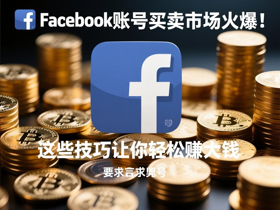 脸书、FB、Facebook账号买卖市场火爆！这些技巧让你轻松赚大钱