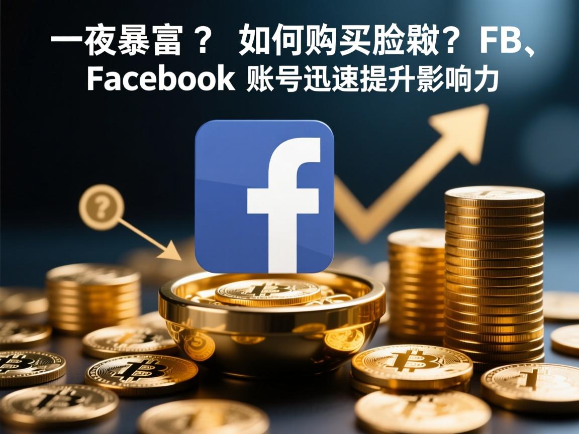 一夜暴富？如何通过购买脸书、FB、Facebook账号迅速提升影响力