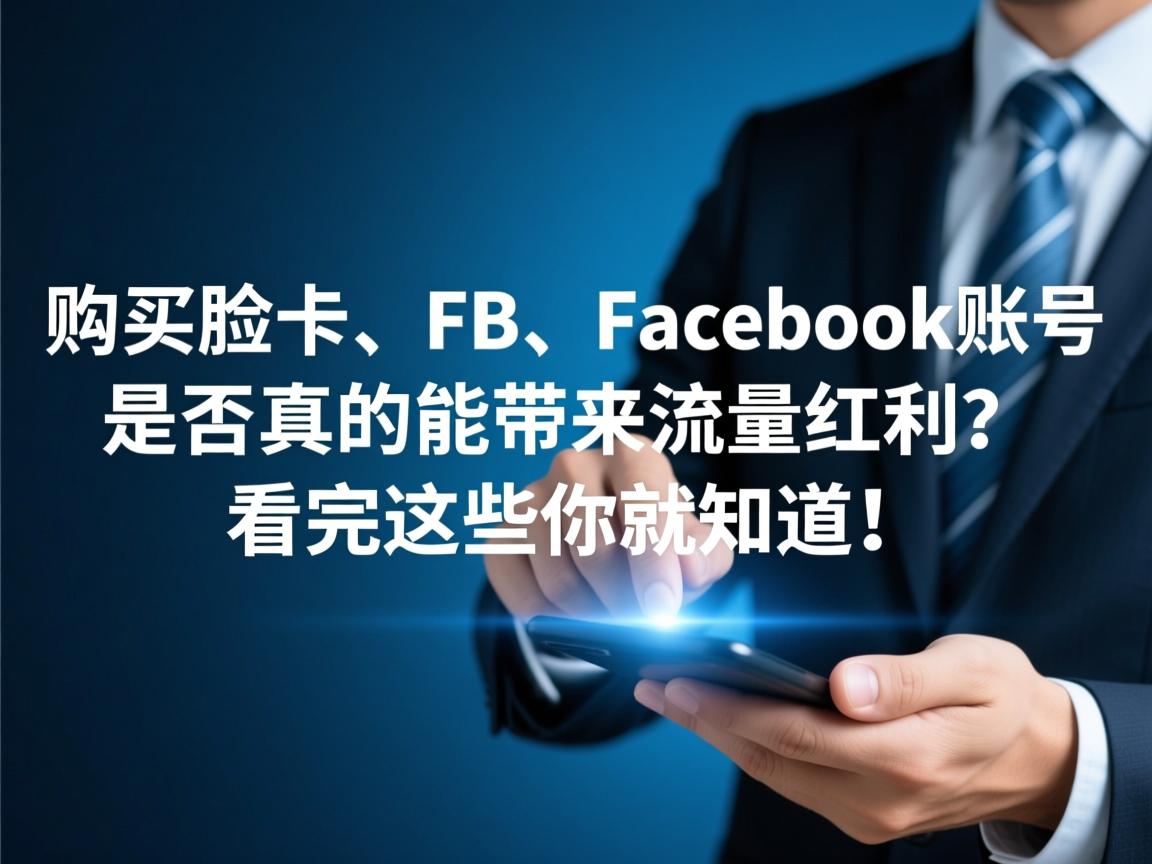 “购买脸书、FB、Facebook账号是否真的能带来流量红利？看完这些你就知道！”