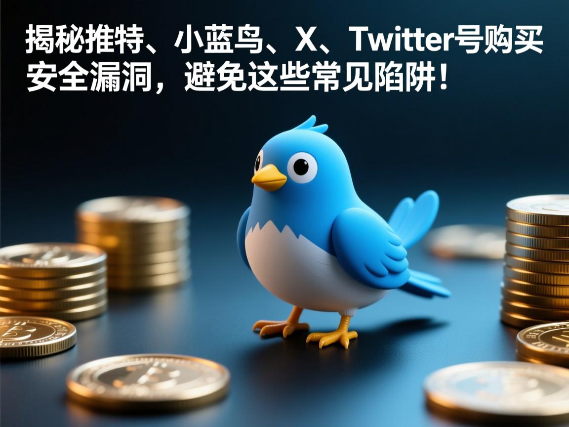 “揭秘推特、小蓝鸟、X、 Twitter号购买安全漏洞，避免这些常见陷阱！”