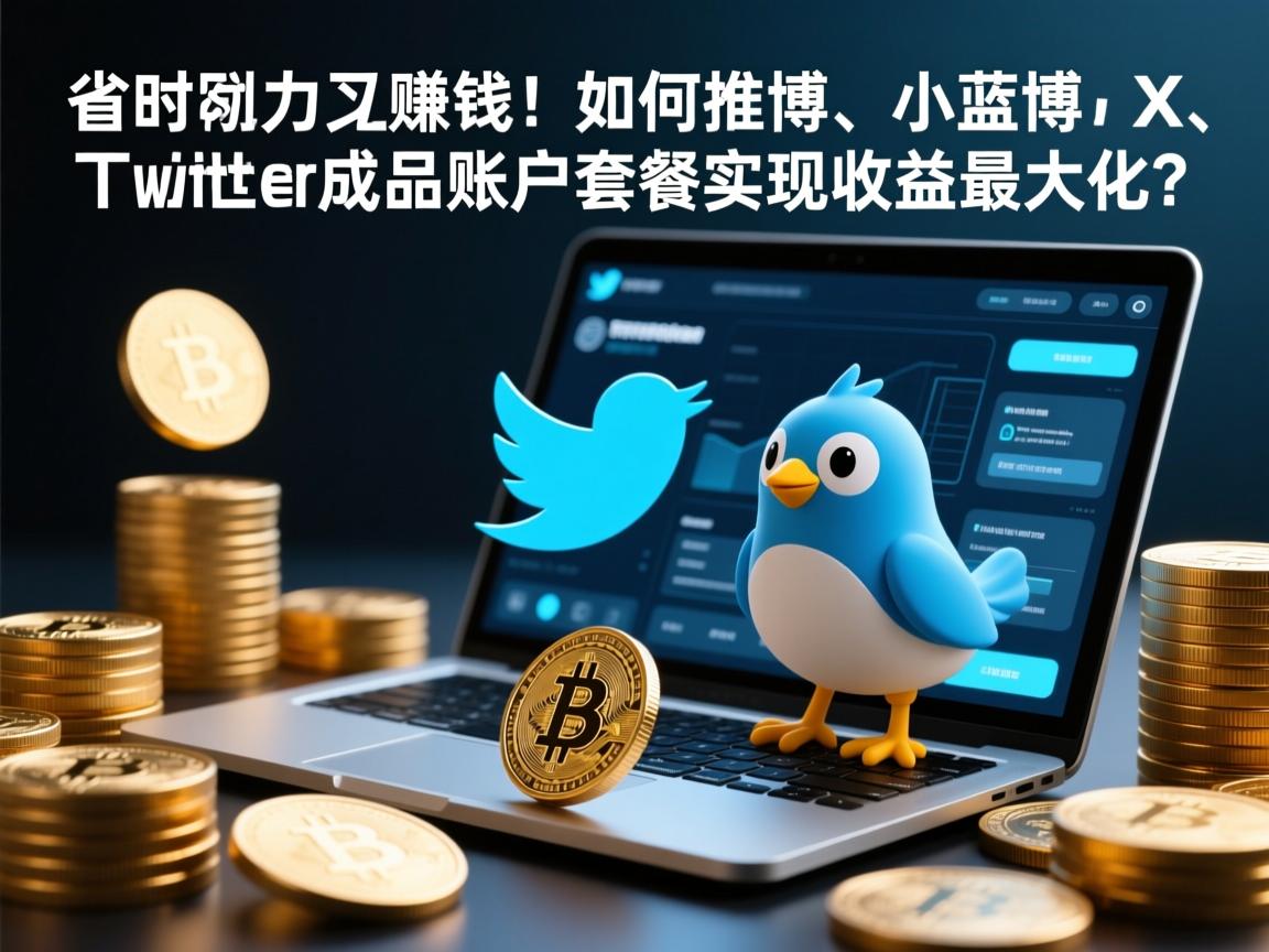省时省力又赚钱!如何通过推特、小蓝鸟、X、 Twitter成品账户套餐实现收益最大化?
