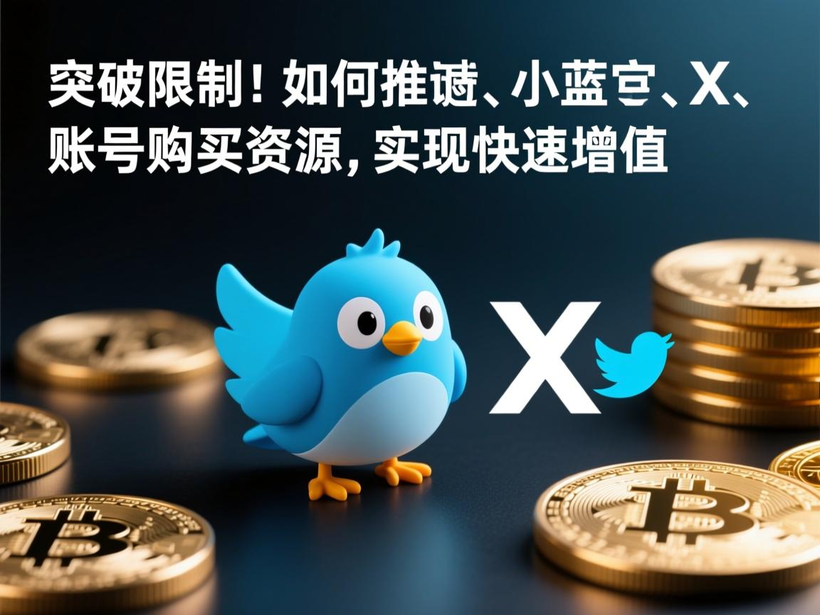 突破限制！如何通过推特、小蓝鸟、X、 Twitter账号购买资源，实现快速增值