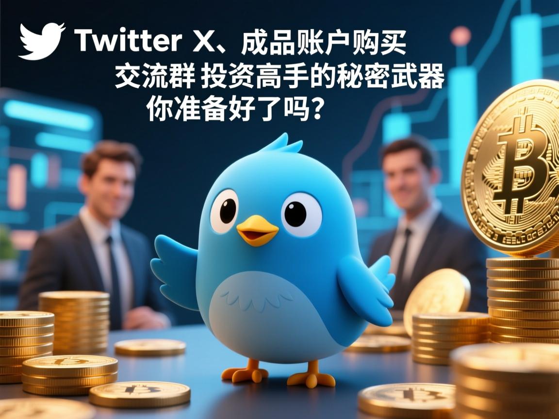 推特、小蓝鸟、X、 Twitter成品账户购买交流群：投资高手的秘密武器，你准备好了吗？