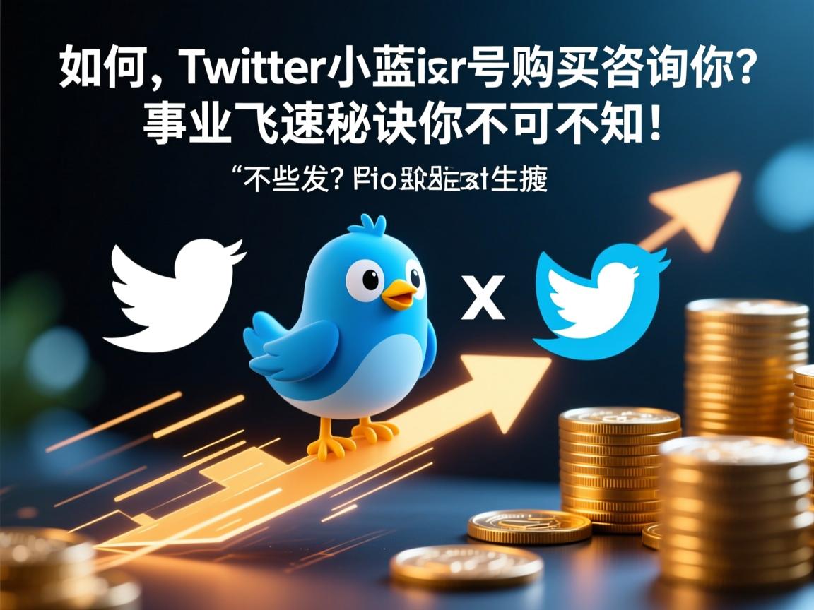 如何通过推特、小蓝鸟、X、 Twitter号购买咨询让你的事业飞速发展？这些秘诀你不可不知！