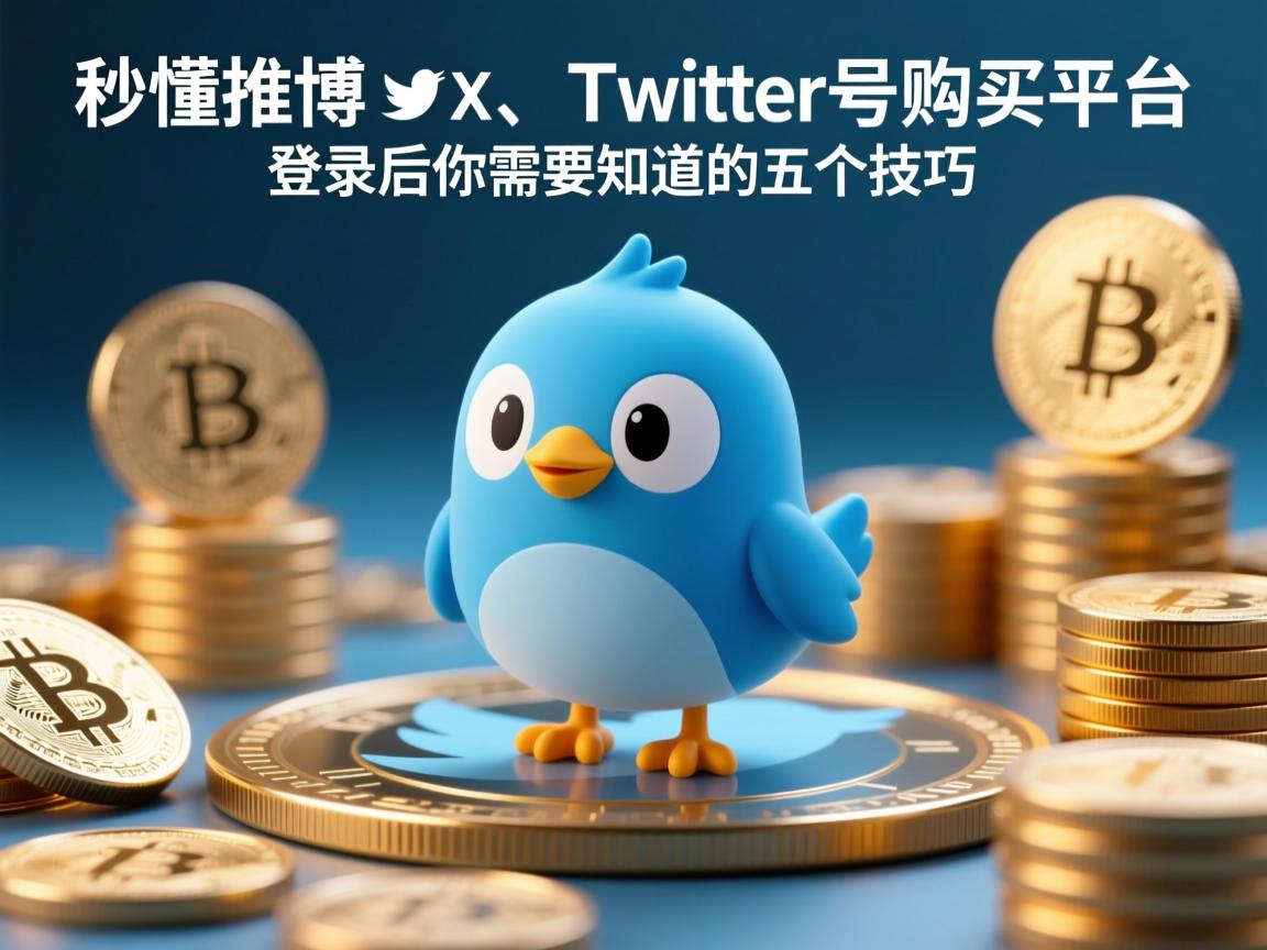 秒懂推特、小蓝鸟、X、 Twitter号购买平台：登录后你需要知道的五个技巧