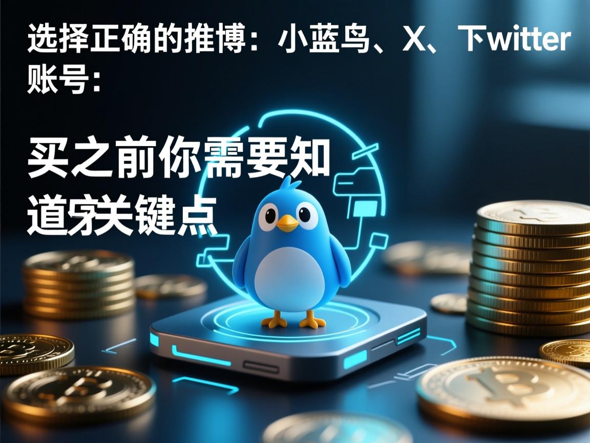 “选择正确的推特、小蓝鸟、X、 Twitter账号：买之前你需要知道的关键点”