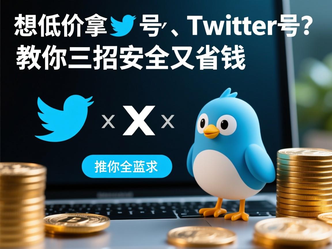 想低价拿推特、小蓝鸟、X、 Twitter号？教你三招安全又省钱