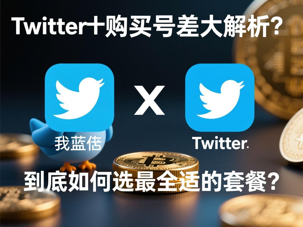 推特、小蓝鸟、X、 Twitter账号购买价格差异大解析：到底如何选最合适的套餐？