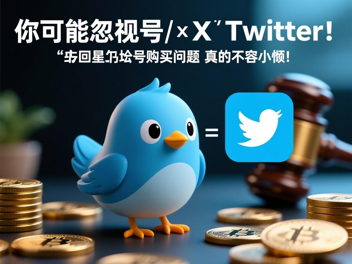 你可能忽视的推特、小蓝鸟、X、 Twitter账号购买法律问题，真的不容小觑！