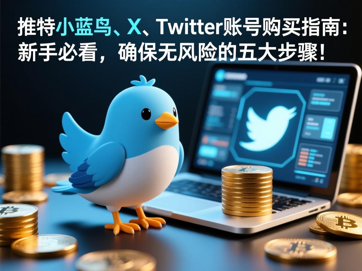 “推特、小蓝鸟、X、 Twitter账号购买指南：新手必看，确保无风险的五大步骤！”