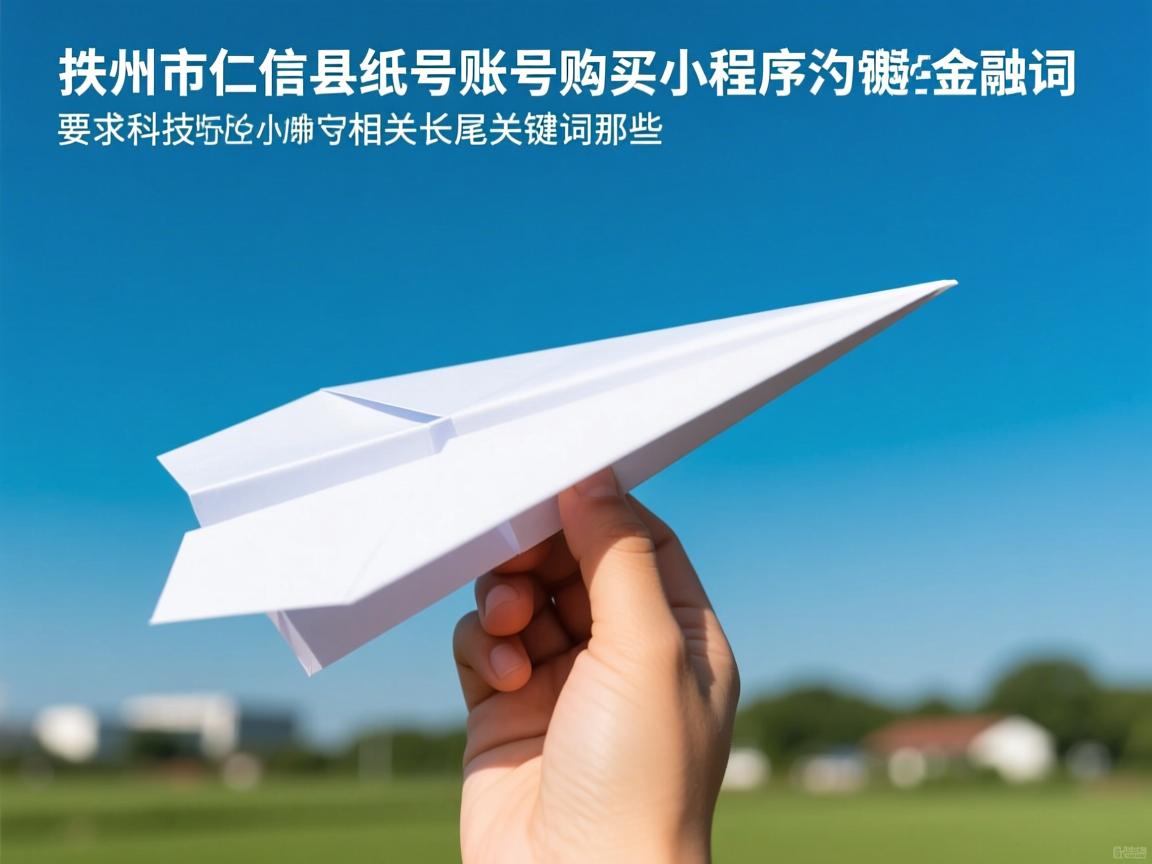 抚州市崇仁县纸飞机账号购买小程序的相关长尾关键词是那些