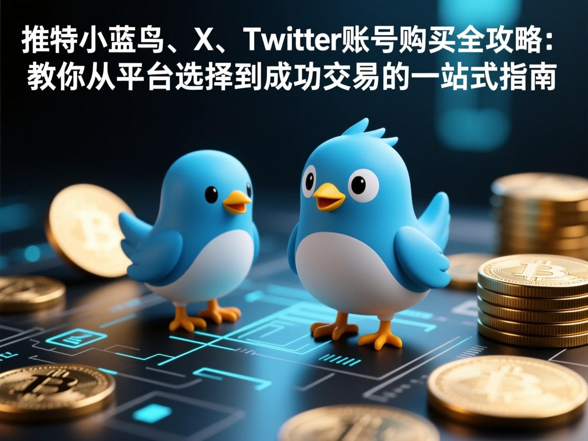 “推特、小蓝鸟、X、 Twitter账号购买全攻略：教你从平台选择到成功交易的一站式指南”