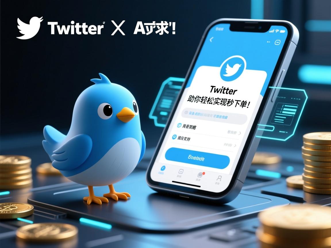 推特、小蓝鸟、X、 Twitter账号确认订单全攻略，助你轻松实现秒下单！