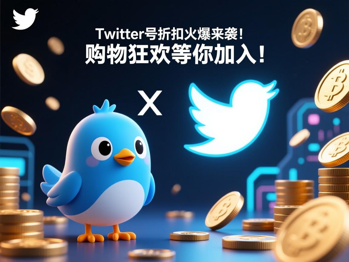 推特、小蓝鸟、X、 Twitter号折扣火爆来袭！购物狂欢等你加入