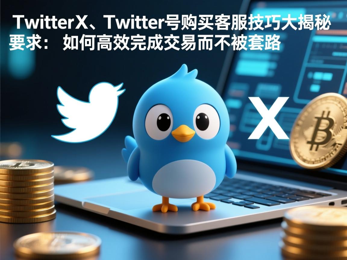 推特、小蓝鸟、X、 Twitter号购买客服技巧大揭秘：如何高效完成交易而不被套路
