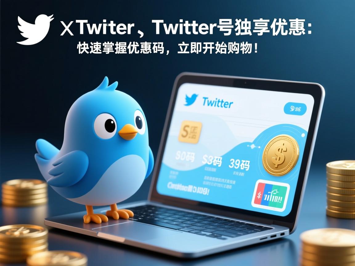 推特、小蓝鸟、X、 Twitter号独享优惠：快速掌握优惠码，立即开始购物！