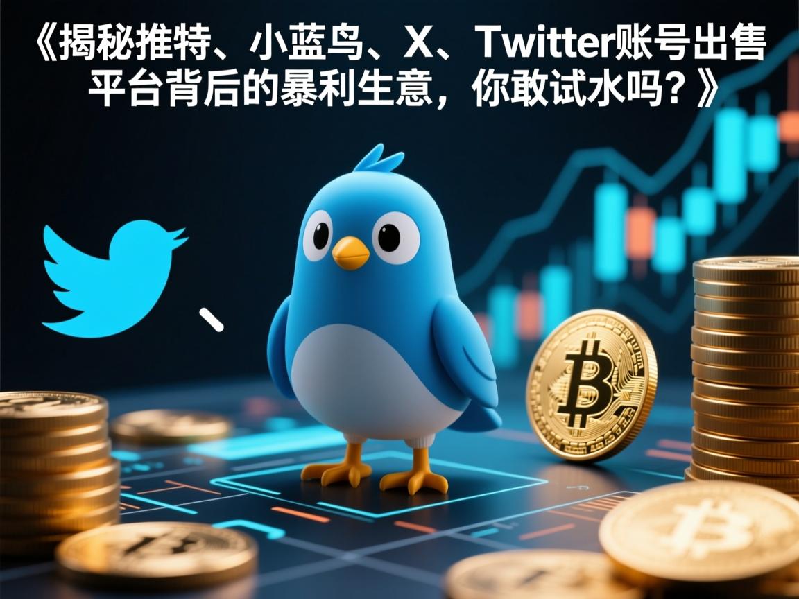 《揭秘推特、小蓝鸟、X、 Twitter账号出售平台背后的暴利生意，你敢试水吗？》