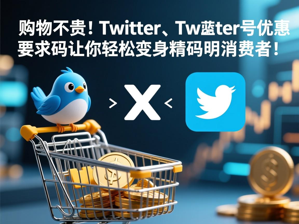 购物不贵,推特、小蓝鸟、X、 Twitter号优惠码让你轻松变身精明消费者!