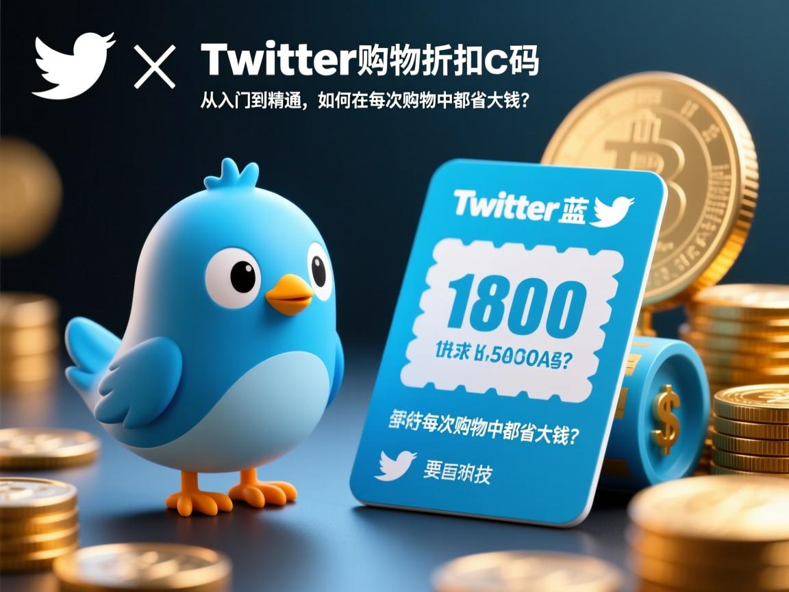 推特、小蓝鸟、X、 Twitter购物折扣码从入门到精通，如何在每次购物中都省大钱？