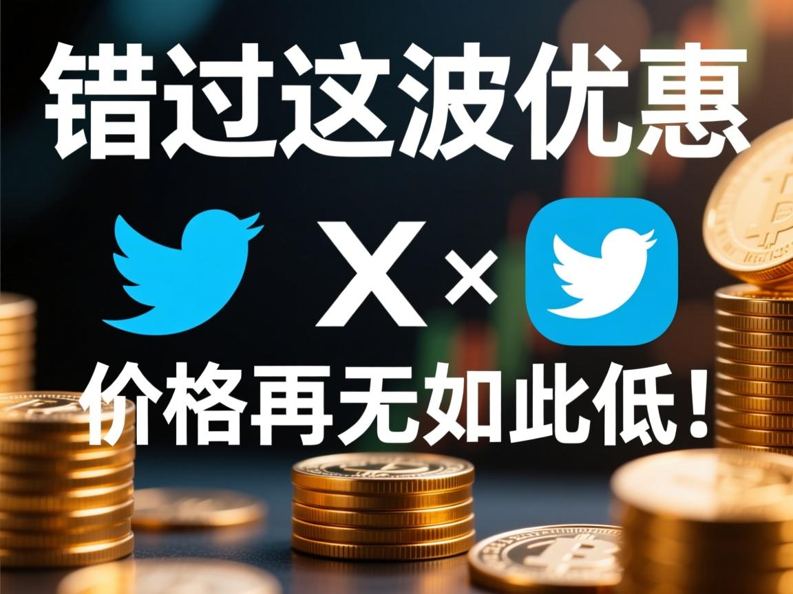 错过这波优惠，推特、小蓝鸟、X、 Twitter账号价格再无如此低！