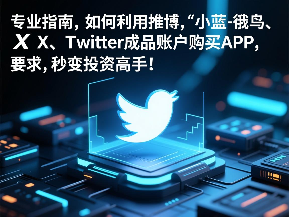 专业指南：如何利用推特、小蓝鸟、X、 Twitter成品账户购买APP，秒变投资高手！