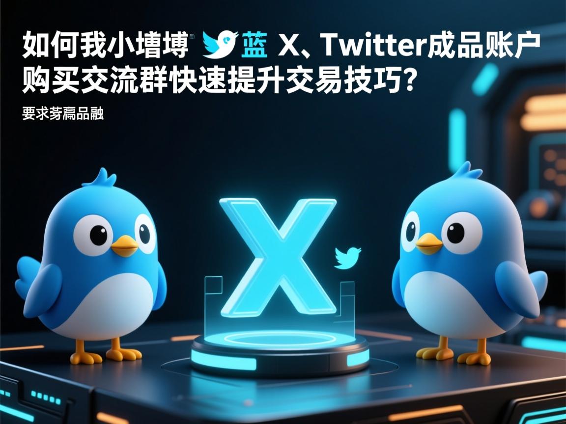 如何利用推特、小蓝鸟、X、 Twitter成品账户购买交流群快速提升交易技巧？